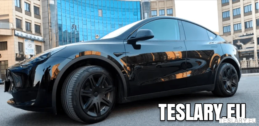 TESLA MODEL Y 19" UNIKÁTNÍ NÁBOJE KOL S9 S PLNÝM KRYTÍM