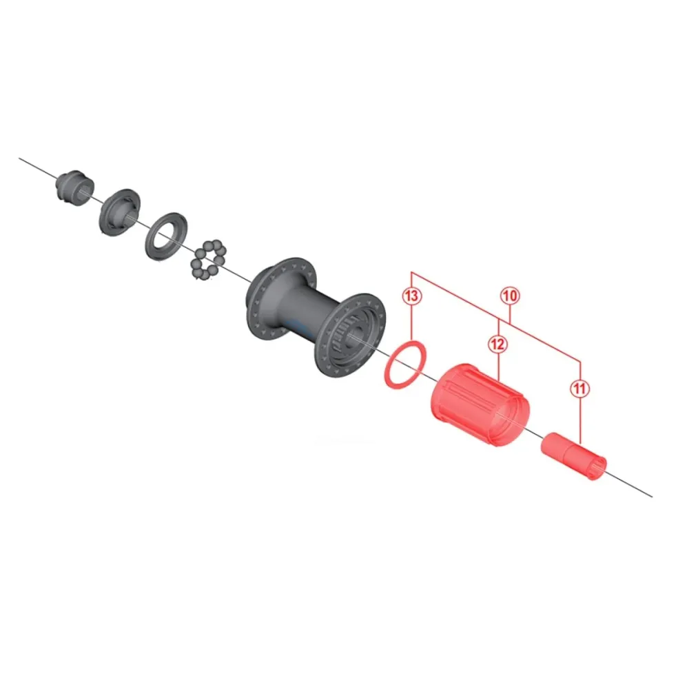 Těleso volnoběžky SHIMANO Route 105 FH-5800/R7000 #Y31F98070