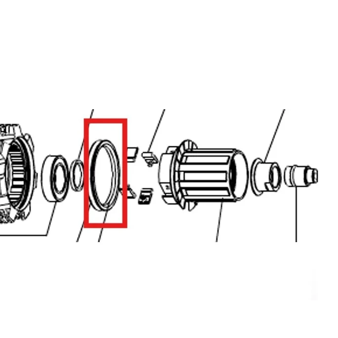 Těsnění rtů MAVIC pro tělo volnoběžky MAVIC ITS-4