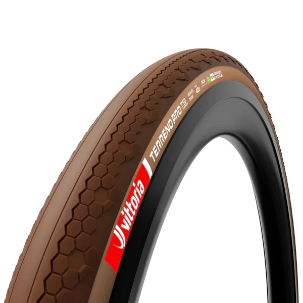 VITTORIA TERRENO PRO T10 Hardpack Gravel Race 700x45c Tubeless Ready Soft Brown pneumatika
