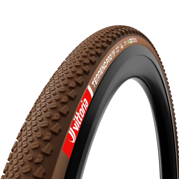 VITTORIA TERRENO PRO T50 Mixed Gravel Race 700x45c Tubeless Ready Soft Brown pneumatika