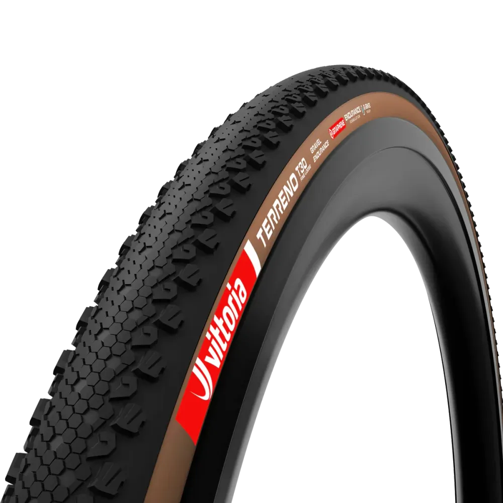 VITTORIA TERRENO T30 FINE LOOSE Gravel Endurance 700x45c Tubeless Ready Soft Brown pneumatika