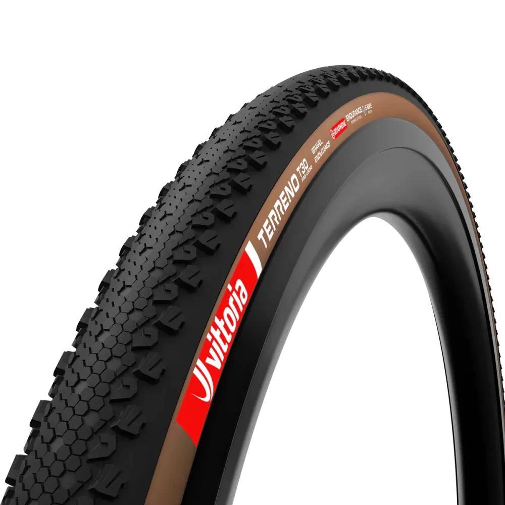VITTORIA TERRENO T30 FINE LOOSE Gravel Endurance 700x40c Tubeless Ready Soft Brown pneumatika