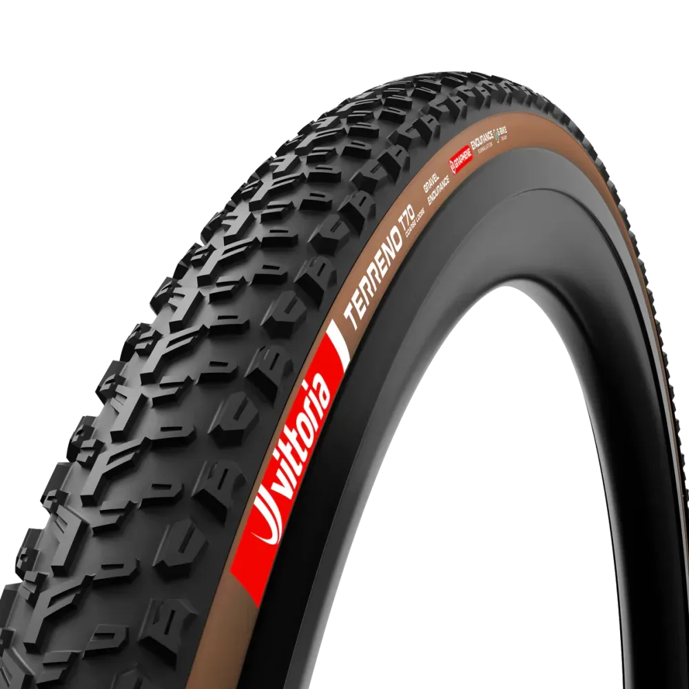 VITTORIA TERRENO T70 COARSE LOOSE Gravel Endurance 700x40c Tubeless Ready Soft Brown pneumatika