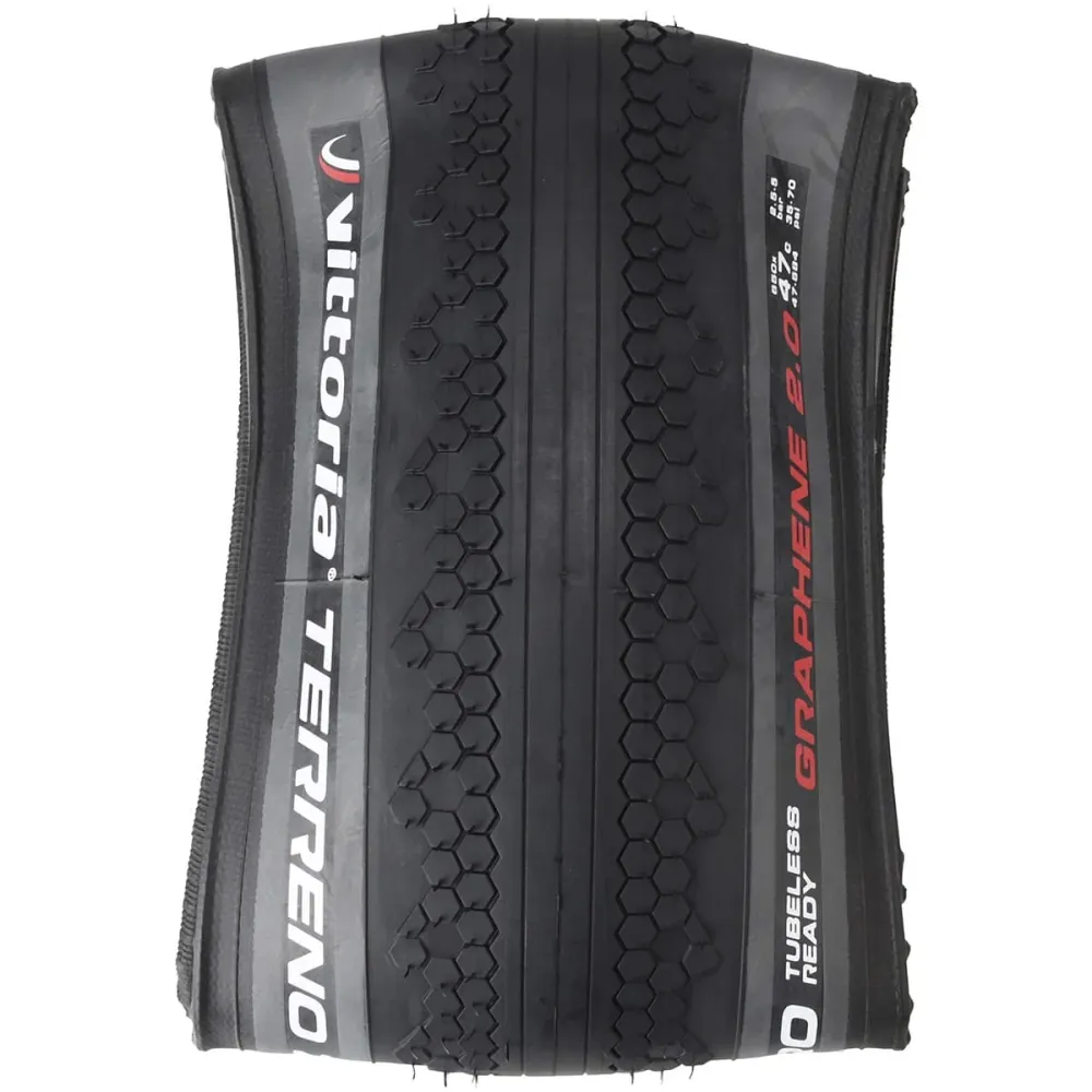 VITTORIA TERRENO ZERO GRAVEL ENDURANCE Graphene G2.0 650x47b Tubeless Ready Grey pneumatika