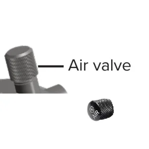 Víčko ventilu ROCKSHOX SCHRADER AIR CAP