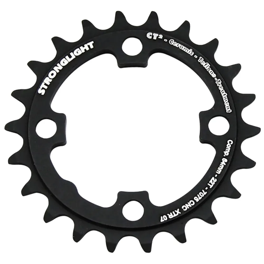 Vnitřní řetězový kroužek STRONGLIGHT CT² SHIMANO XTR M970 9V 4 otvory 64 mm