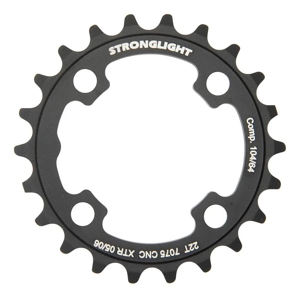 Vnitřní řetězový kroužek STRONGLIGHT SHIMANO XTR M960 9V 4 otvory 64mm