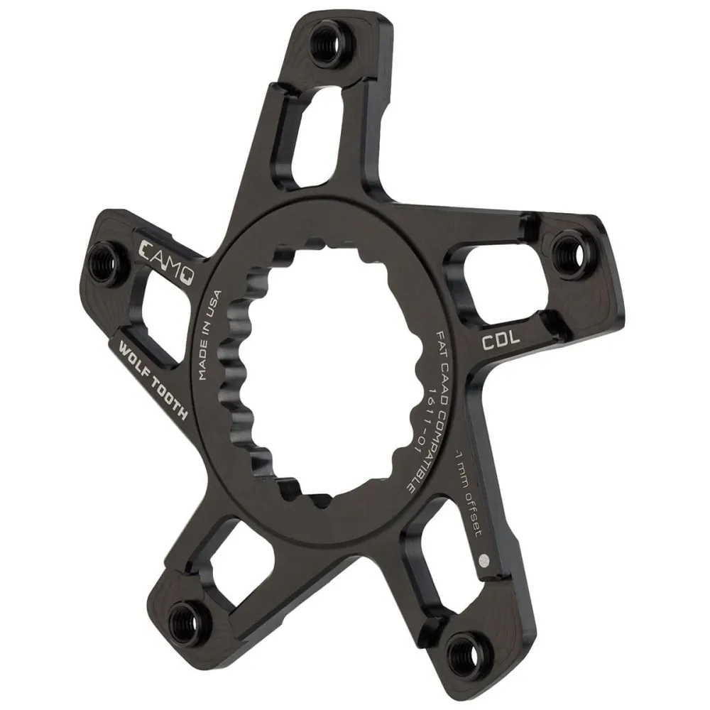 WOLF TOOTH CAMO M1 Cannondale Direct Mount Offset -1mm Black hvězda klikové sady