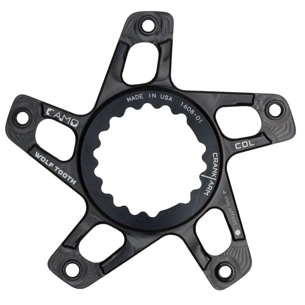 WOLF TOOTH CAMO M4 Cannondale Direct Mount Offset kliková sada hvězda -4mm černá