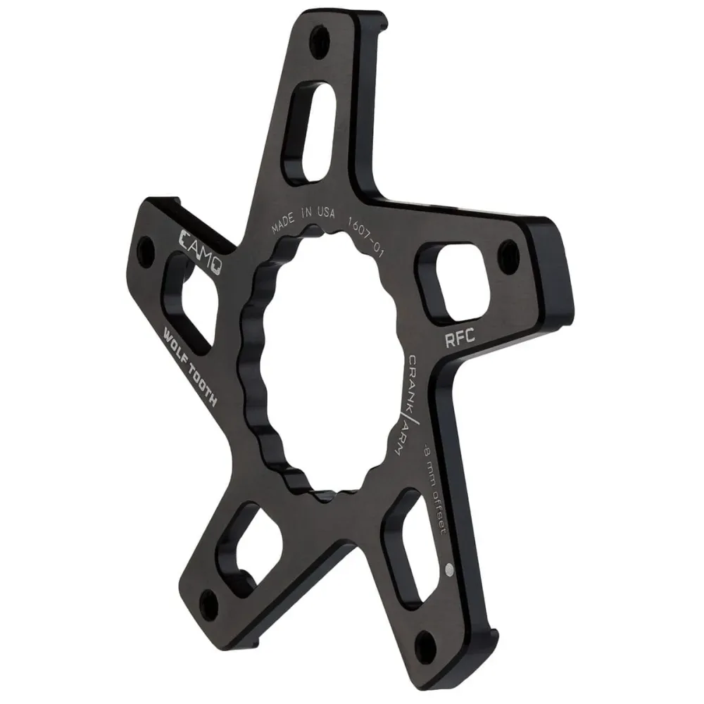 WOLF TOOTH CAMO M8 Raceface Cinch Direct Mount Offset -8mm Black hvězda klikové sady