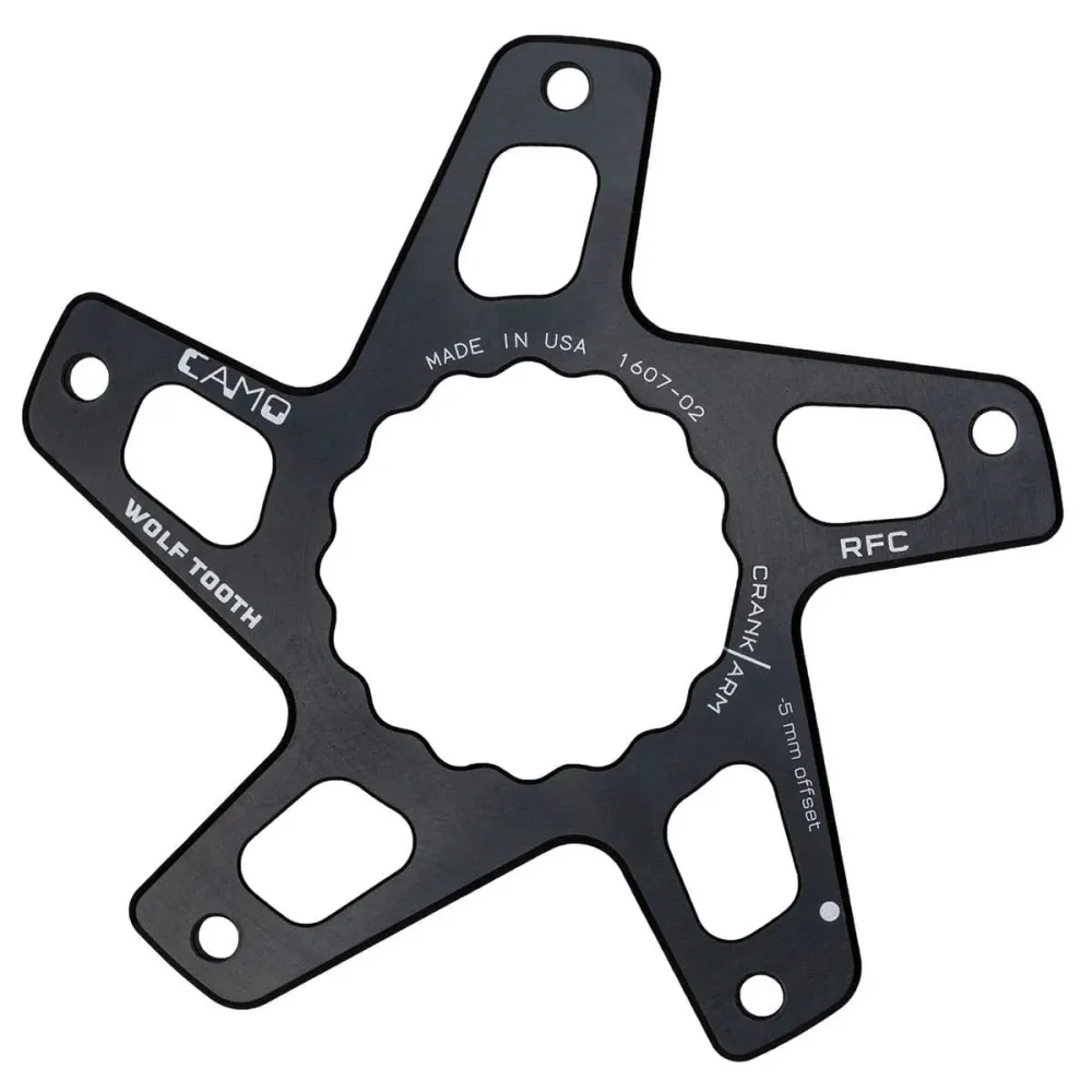 WOLF TOOTH CAMO M5 Raceface Cinch Direct Mount Boost Offset kliková sada hvězda -5mm černá