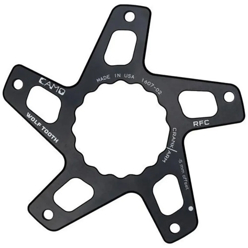 WOLF TOOTH CAMO P3 Raceface Cinch Direct Mount Offset 3mm Black hvězda klikové sady