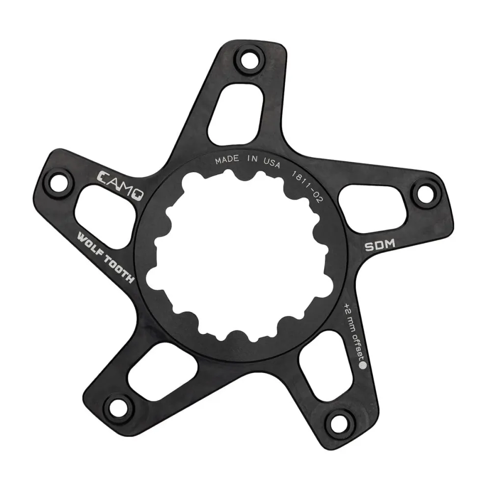 WOLF TOOTH CAMO P2 Sram Offset 4mm Black hvězda klikové sady