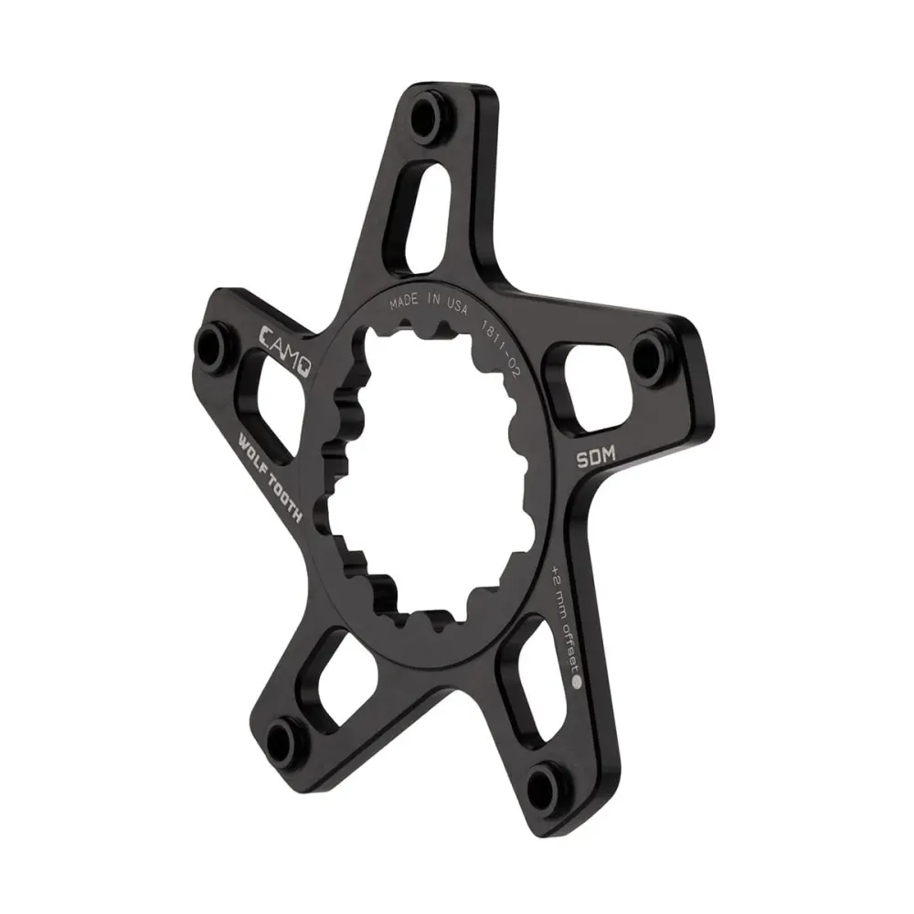 WOLF TOOTH CAMO P2 Sram Offset 4mm Black hvězda klikové sady