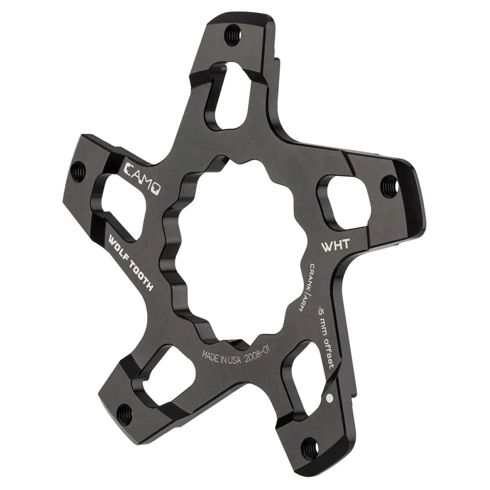 WOLF TOOTH CAMO M5 White Industries Direct Mount Offset kliková sada hvězda -5mm černá