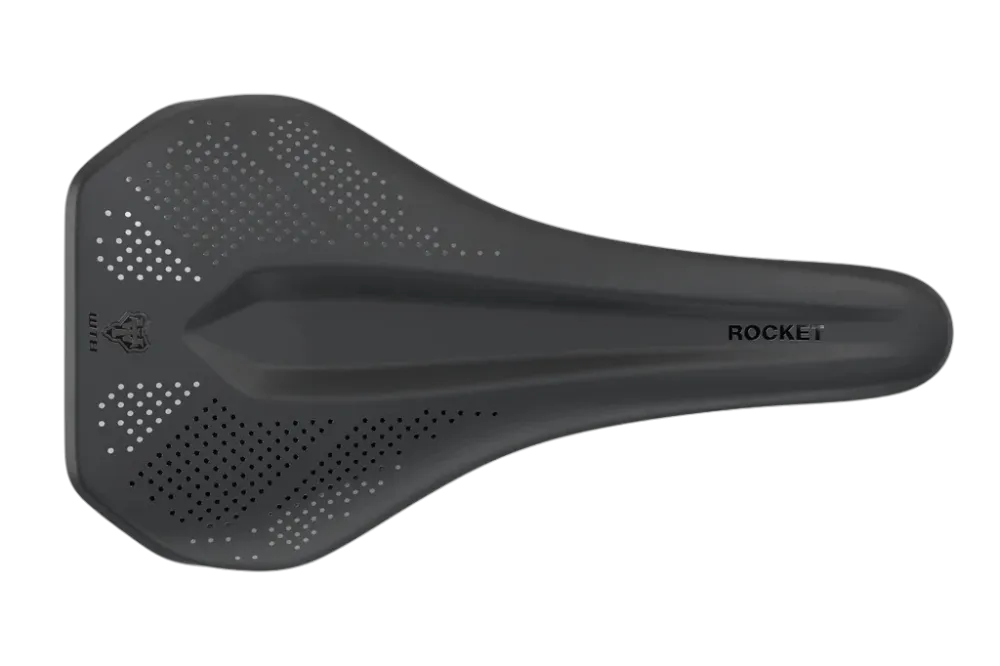 WTB ROCKET FUSION Medium 145mm Sedlo z nerezové oceli s kolejnicemi Black