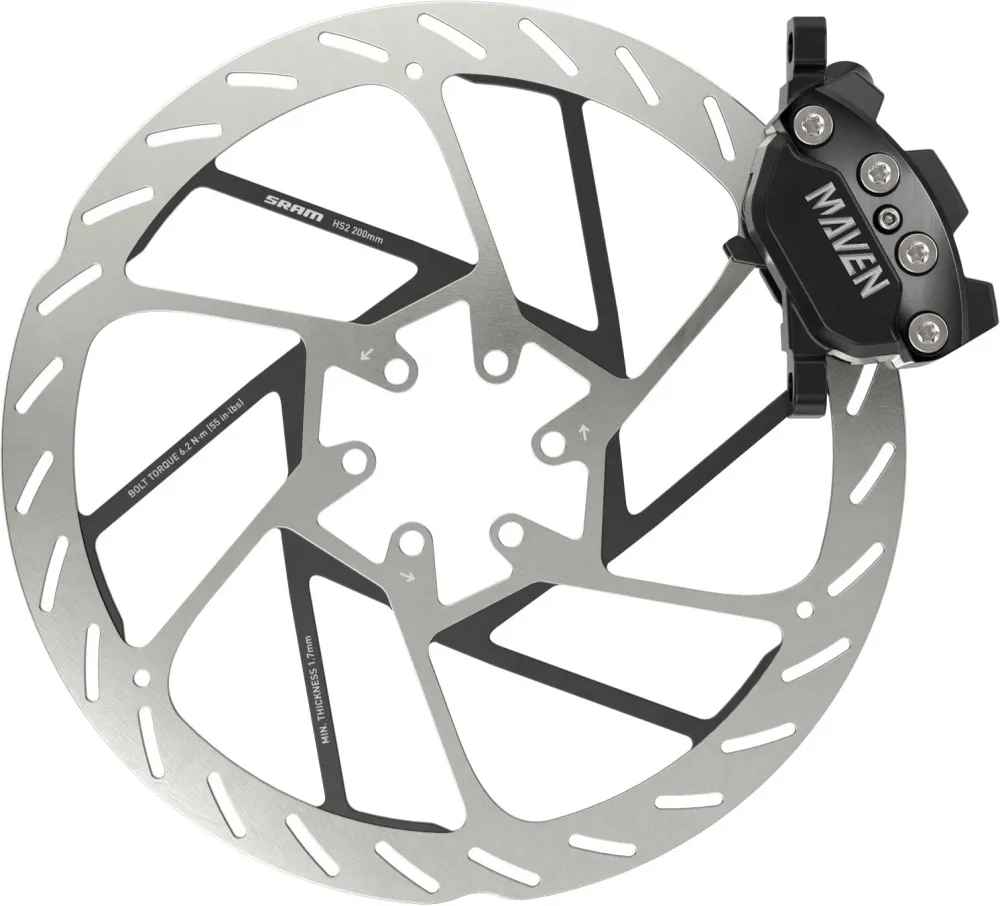 Zadní brzda SRAM MAVEN SILVER A1 černá