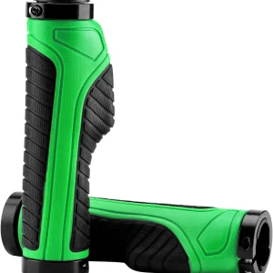 Zelené černé cyklistické rukojeti Rockbros